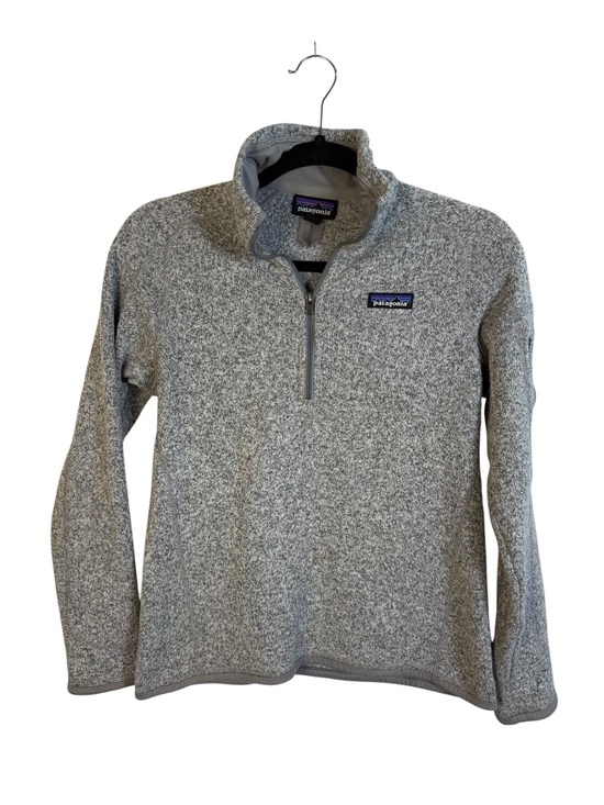 Patagonia Sweaters - Patagonia Women's Better Sweater Quarter Zip Fleece Heathered Gray Sz Small